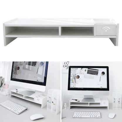 Practical Shelf Desktop Monitor Stand Protect Cervical Spine Store Computer Monitor Modern Design Computer Monitor Stand