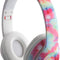 Bluetooth Headphones - Foldable Bluetooth Headset - Lightweight Headphones - Adjustable On-Ear Headphones - Fashion Bluetooth Headphones with Microphone (Tye Dye)