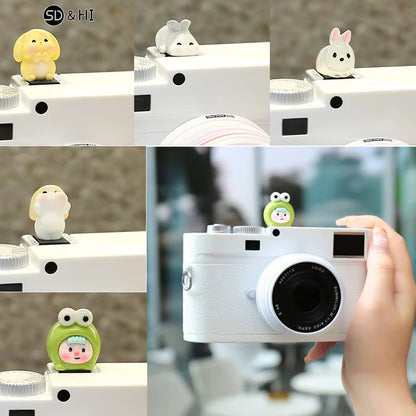 Cartoon Creative Hot Shoe Protection Cover SLR Camera Hot Shoe Cap Dustproof Cute Animal Photography Camera Accessories