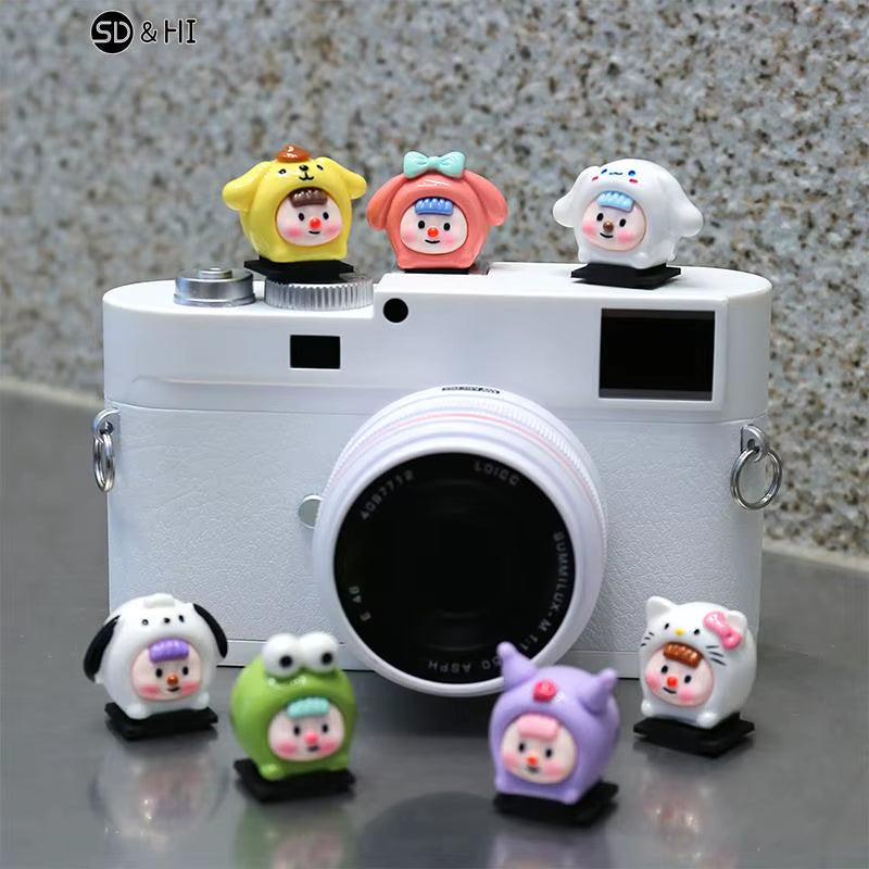 Cartoon Creative Hot Shoe Protection Cover SLR Camera Hot Shoe Cap Dustproof Cute Animal Photography Camera Accessories